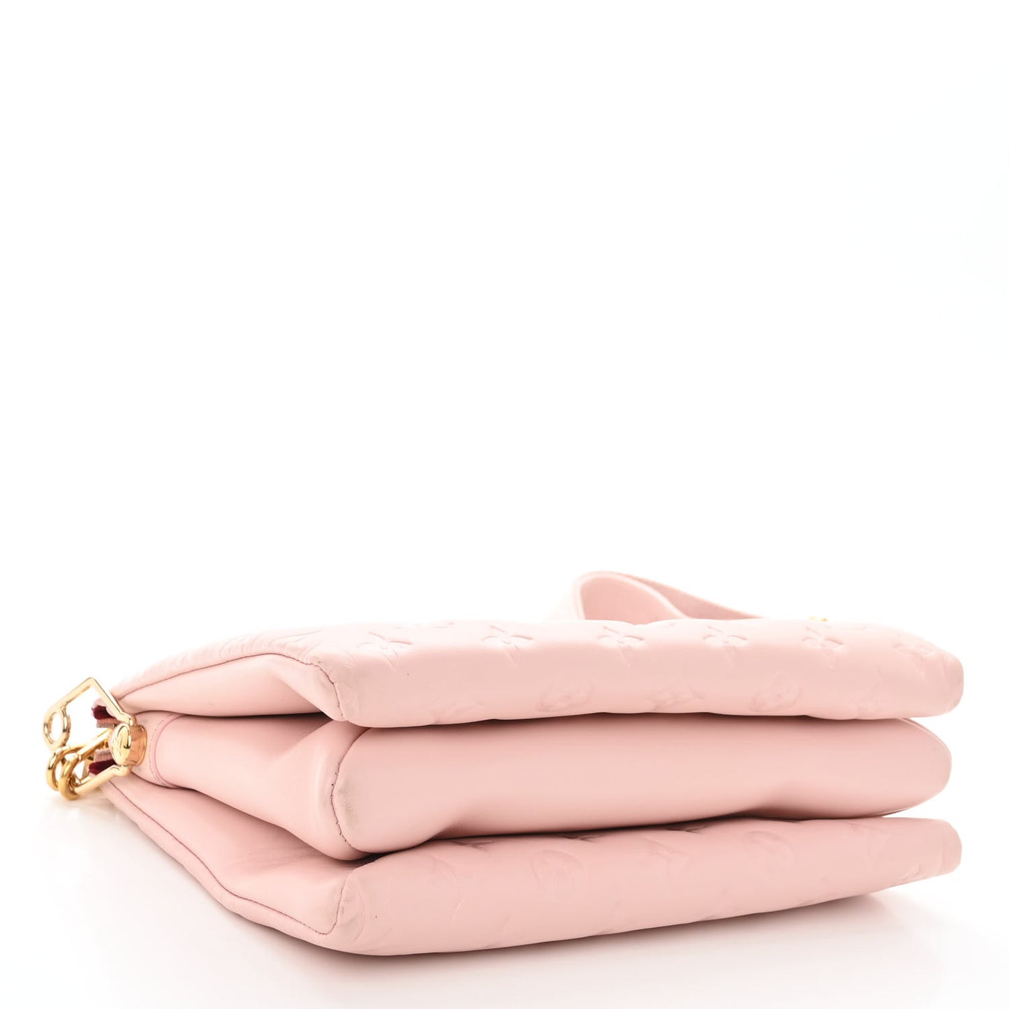 Lambskin Embossed Monogram Coussin PM Rose