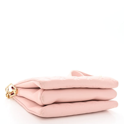 Louis Vuitton Lambskin Embossed Monogram Coussin PM Rose 4 of 12