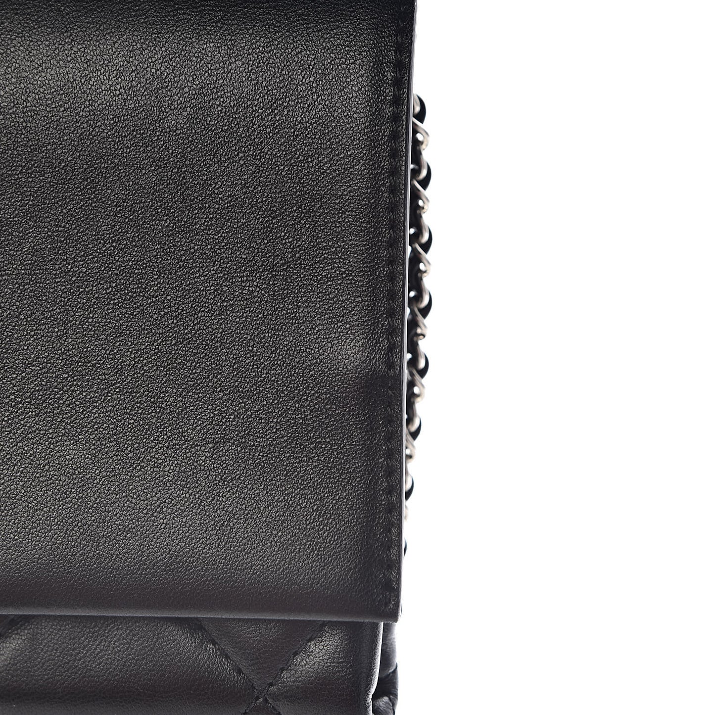 Lambskin Crystal Evening Clutch Black