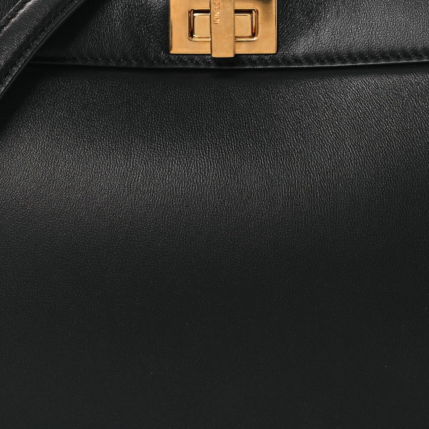 Shiny Nappa Petite Peekaboo I SEE U Satchel Black