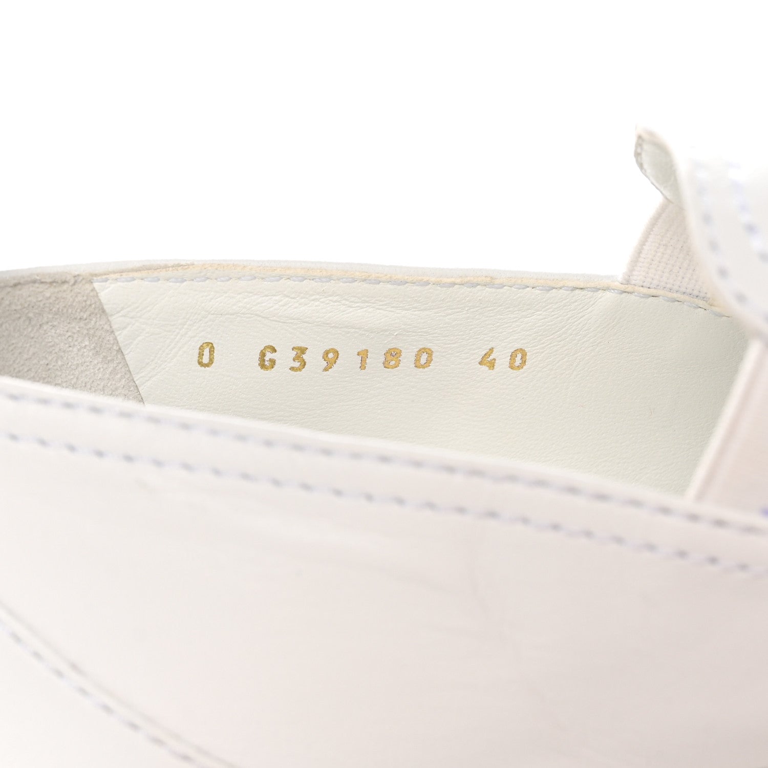 Chanel Lambskin Quilted Womens CC Stroll Sneakers 40 White 9 of 18