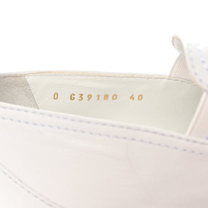 Chanel Lambskin Quilted Womens CC Stroll Sneakers 40 White 9 of 18