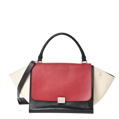 Celine Smooth Calfskin Medium Tri-Color Trapeze 1 of 8