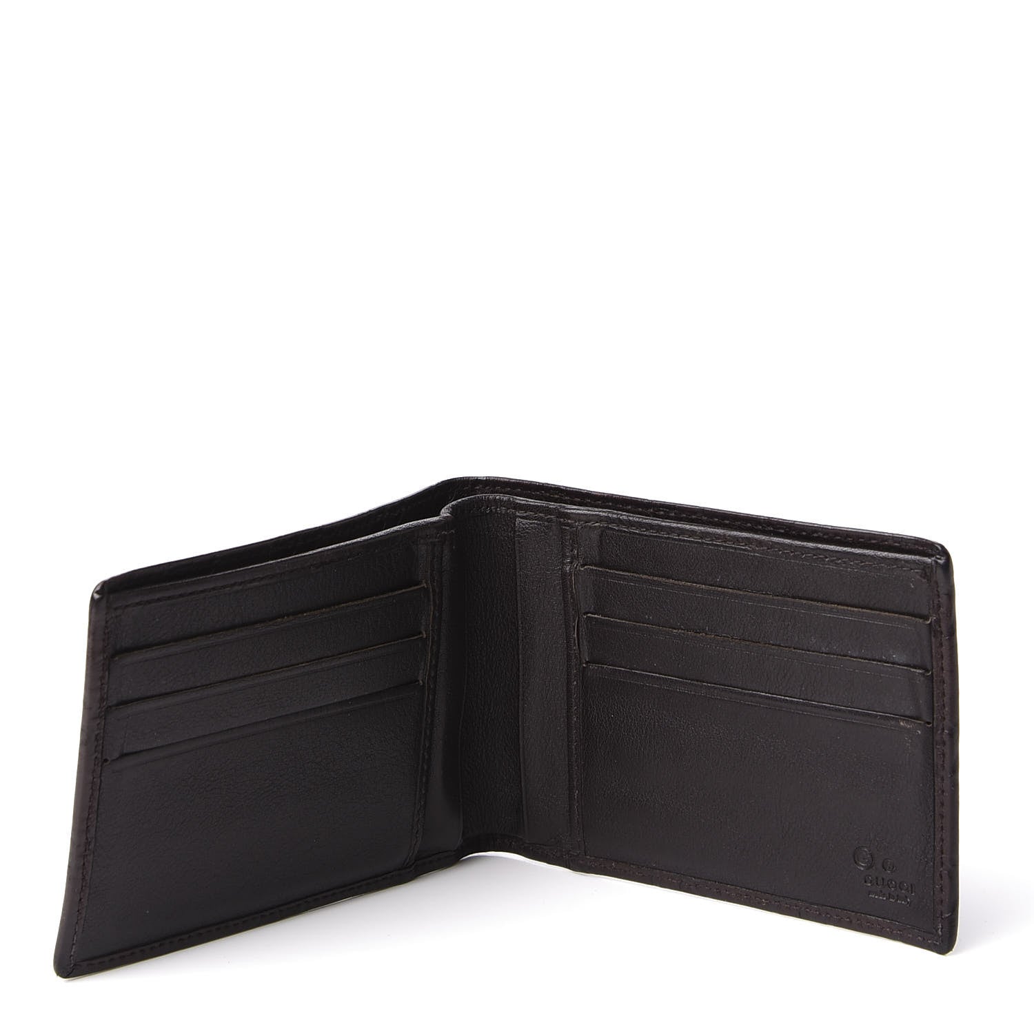 Gucci Guccissima Vitello Tender Bi-Fold Wallet Testa di Moro 4 of 8