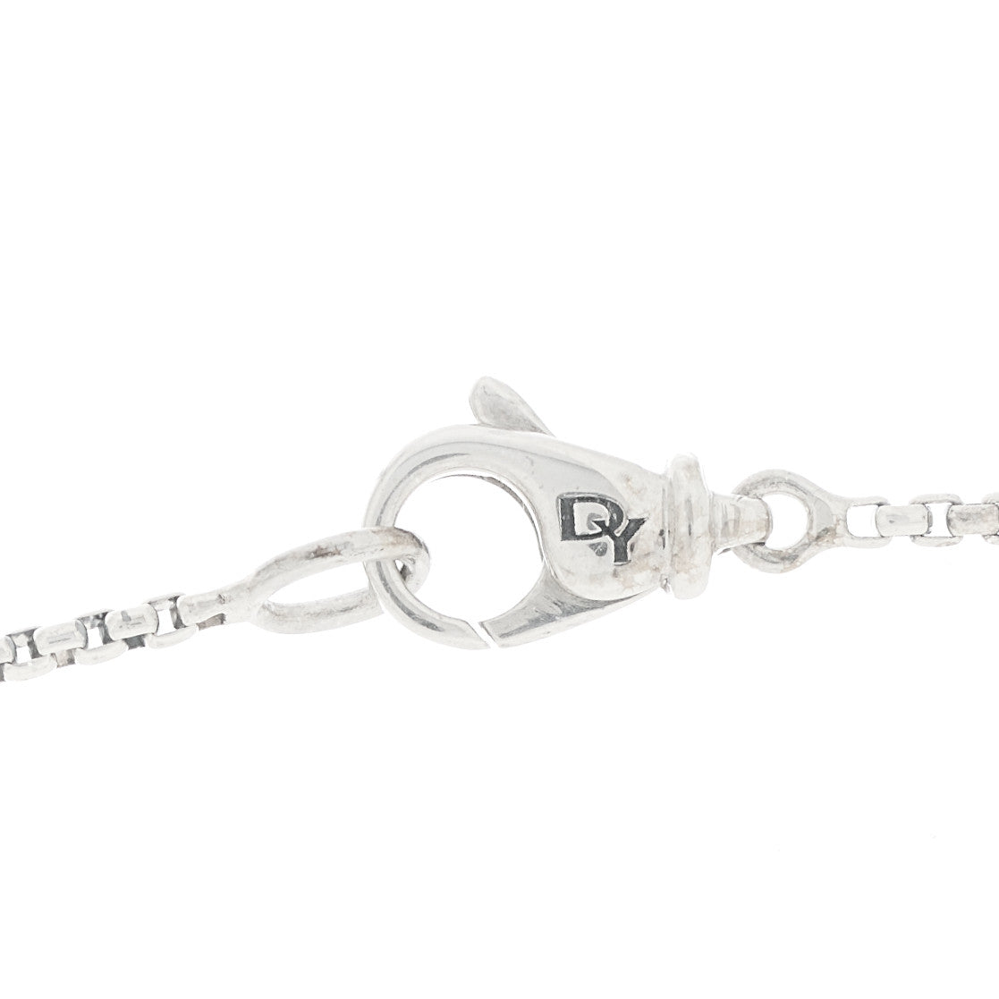 Sterling Silver Diamond Petite Pave Heart Necklace