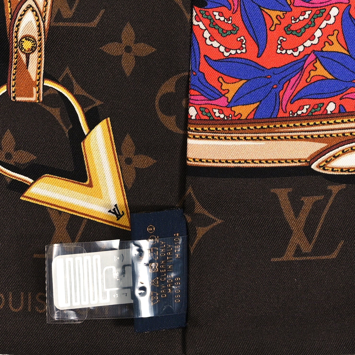 Louis Vuitton Silk Monogram Confidential Garden Bandeau Brown 4 of 4