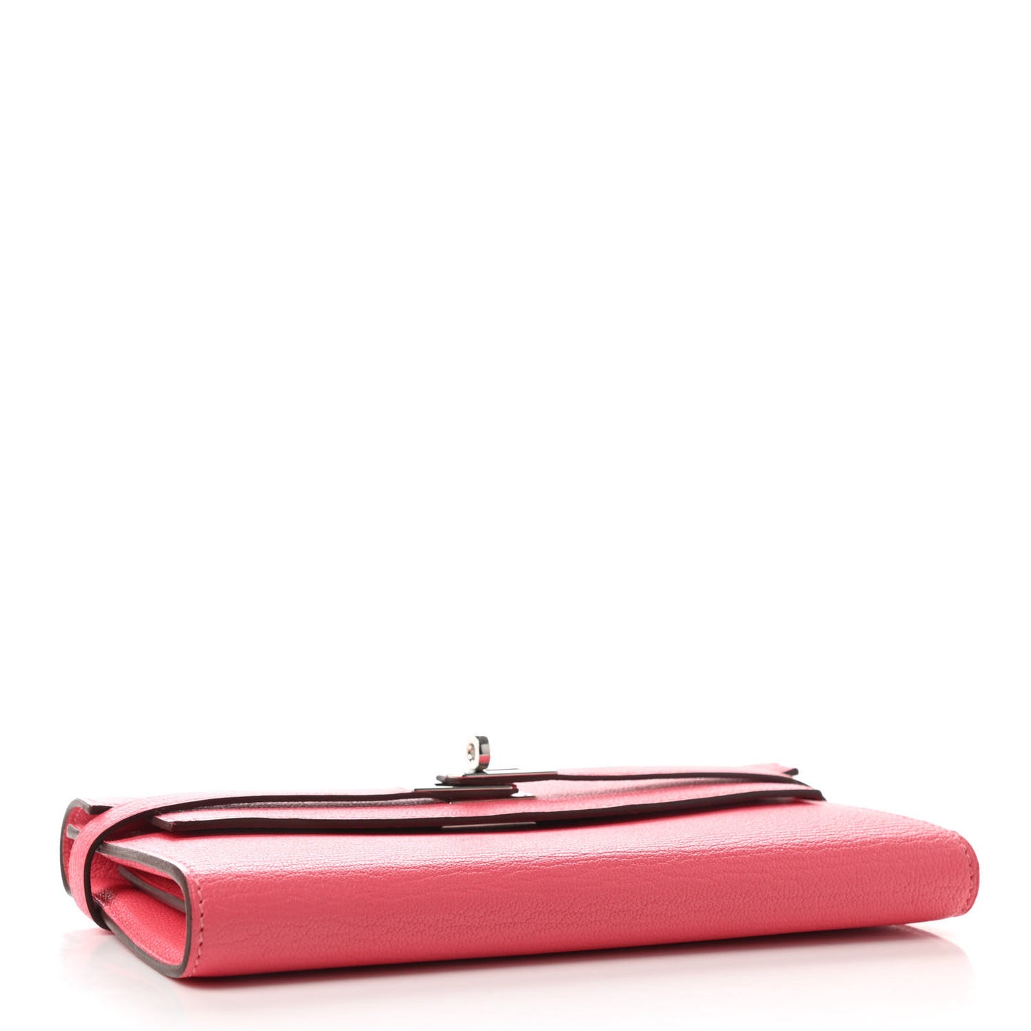 Chevre Mysore Kelly Longue Wallet Rose Lipstick