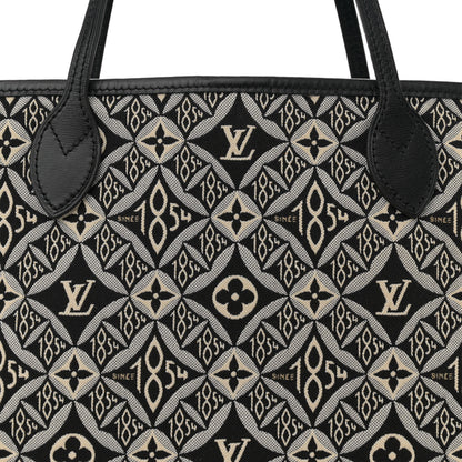 Louis Vuitton Jacquard Since 1854 Neverfull MM Grey 8 of 11