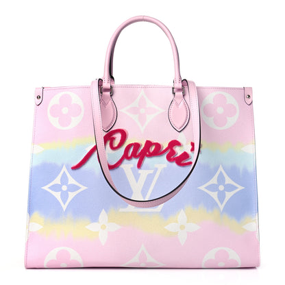 Louis Vuitton Monogram Escale Capri Onthego GM Pastel 1 of 12
