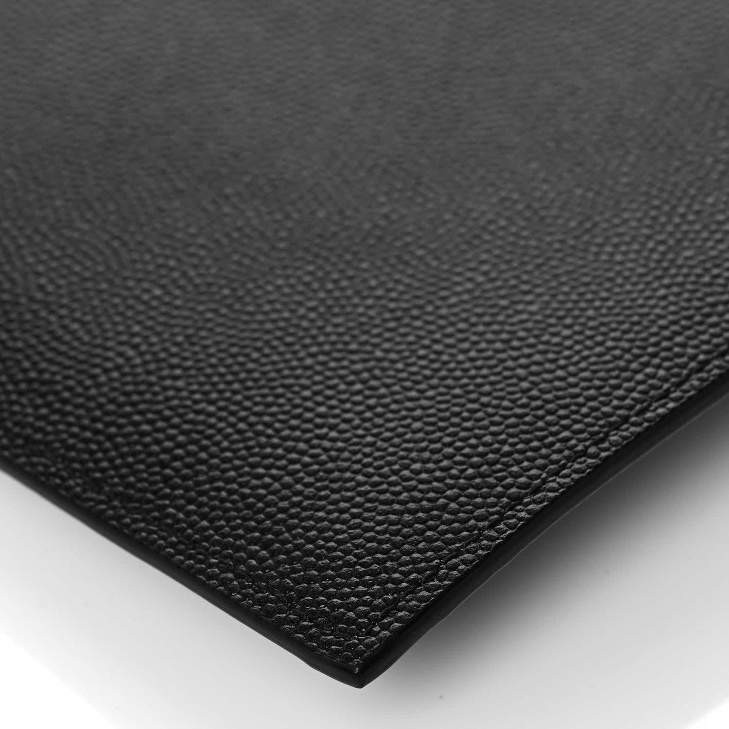 Saint Laurent Grain De Poudre Uptown Pouch Black 11 of 12