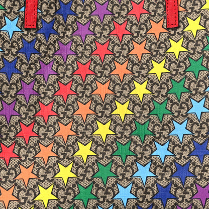 Gucci GG Supreme Monogram Childrens Star Print Tote Multicolor 8 of 10
