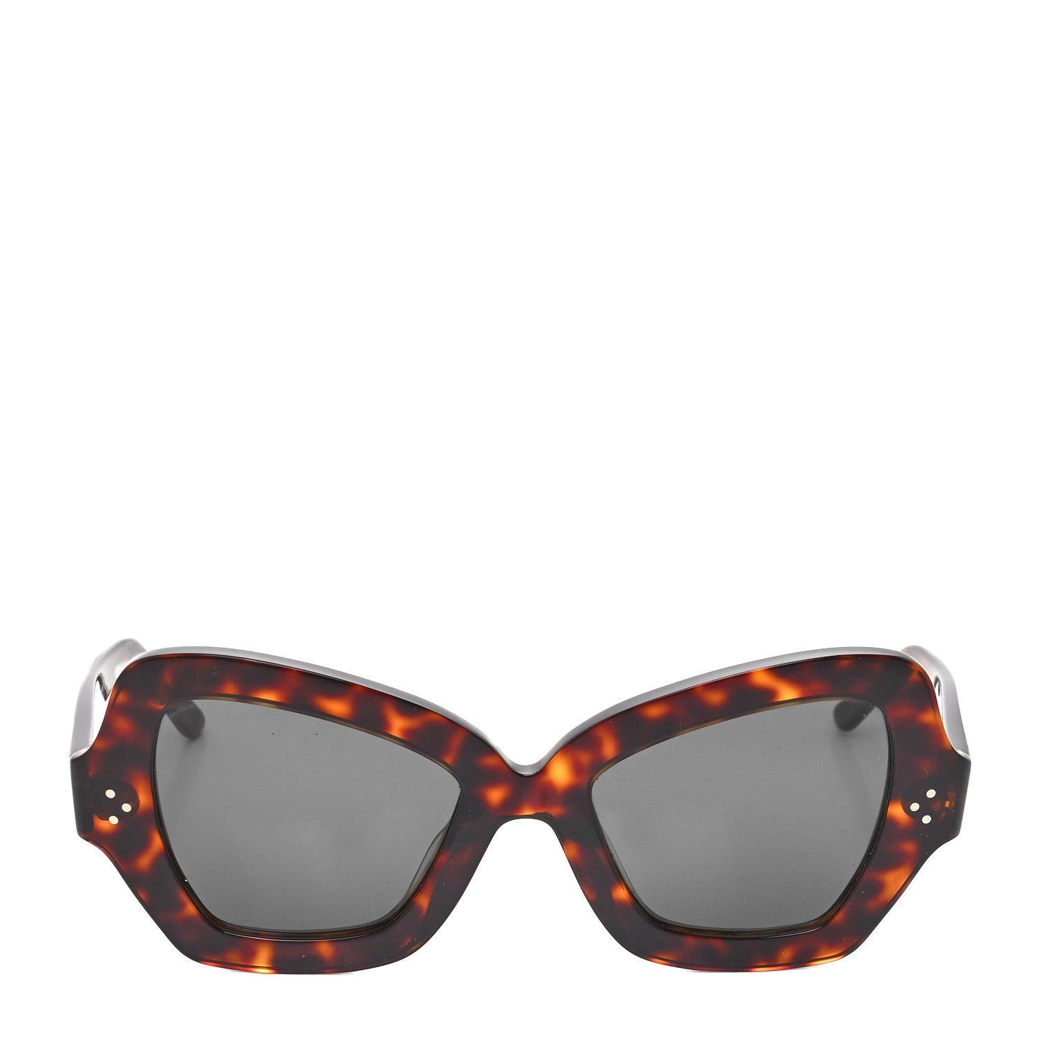 Celine Acetate Butterfly Sunglasses CL40067I Red Havana Smoke 2 of 6