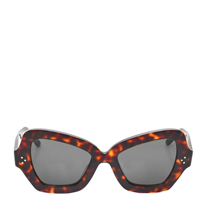 Celine Acetate Butterfly Sunglasses CL40067I Red Havana Smoke 2 of 6