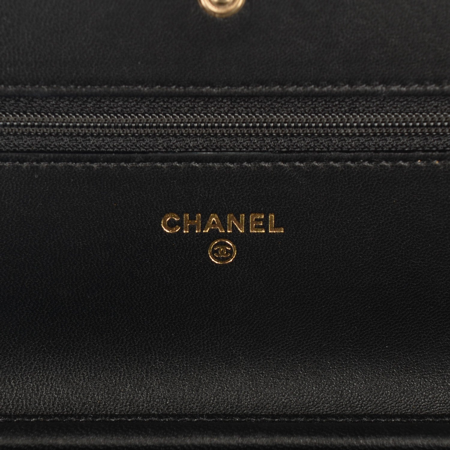 Chanel Lambskin Quilted Boy Wallet On Chain WOC Black 6 of 8