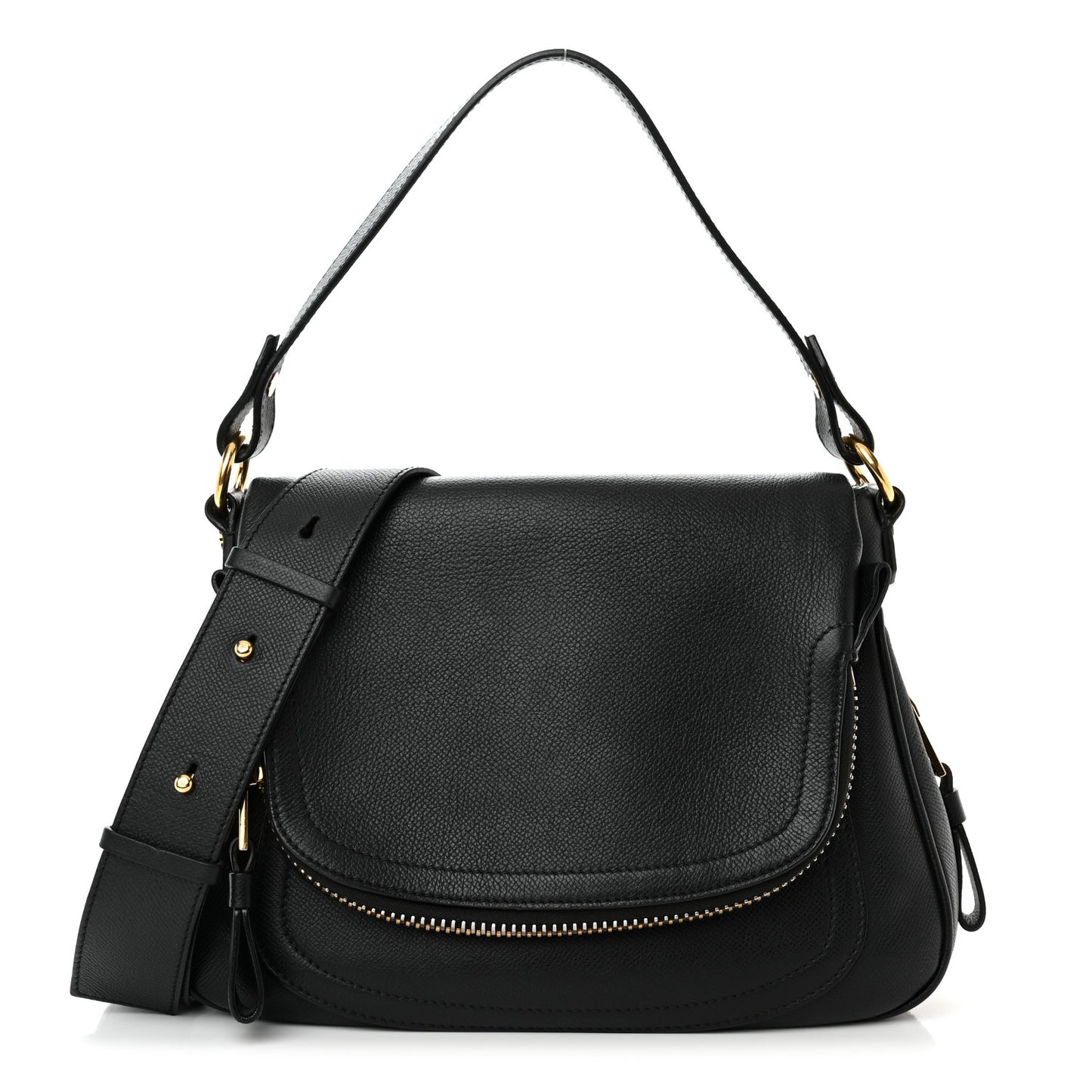 Pebbled Calfskin Medium Jennifer Black
