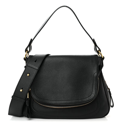 Tom Ford Pebbled Calfskin Medium Jennifer Black 1 of 10