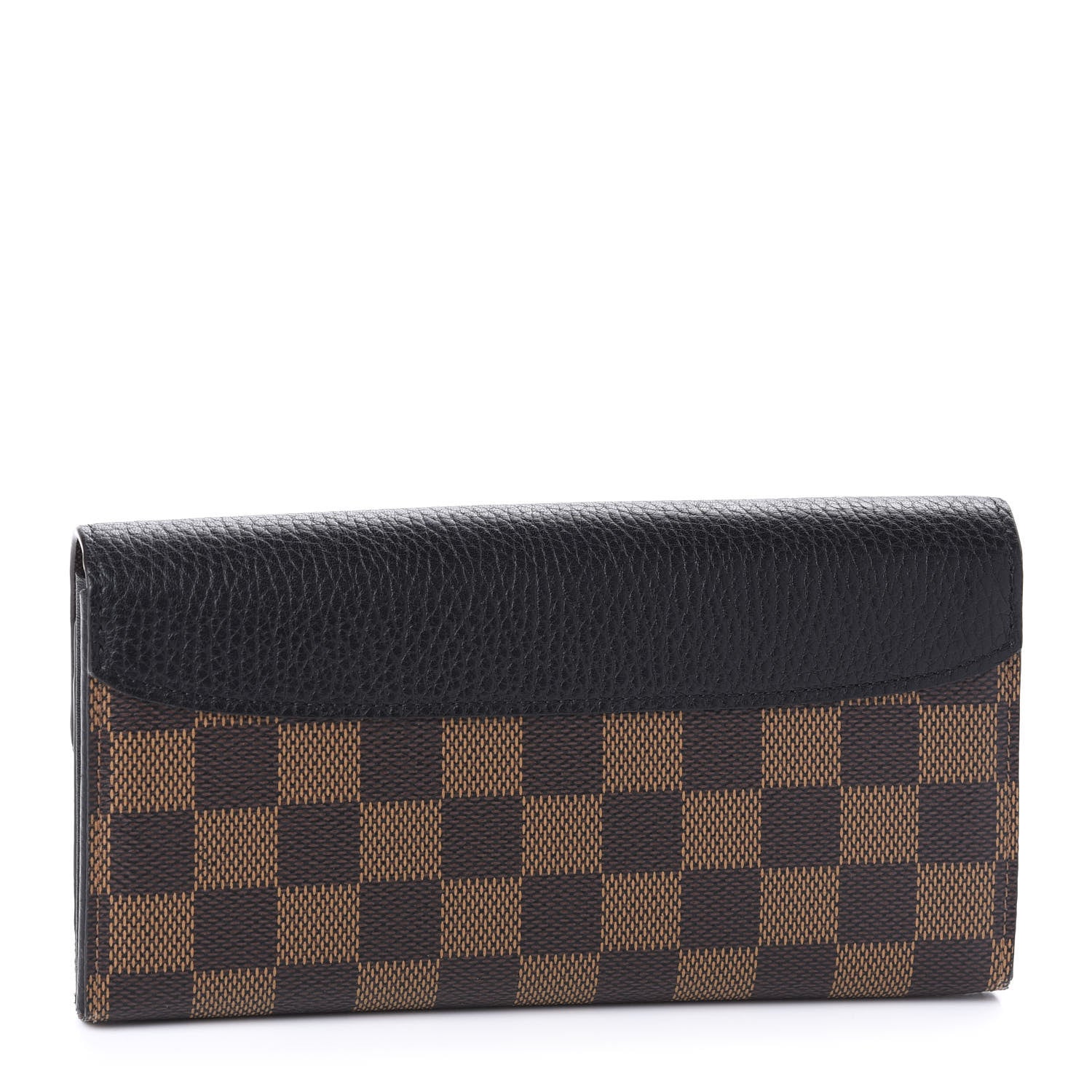 Louis Vuitton Damier Ebene Normandy Wallet Black 3 of 10
