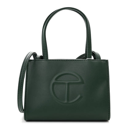 Telfar Vegan Leather Small Shopping Bag Dark Olive 1 of 11