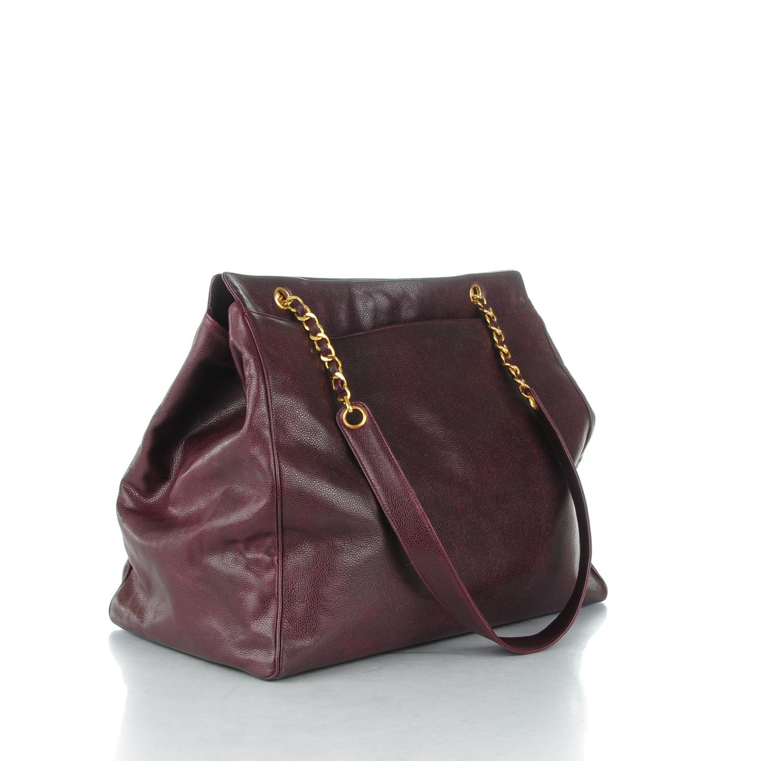 Chanel Caviar Timeless XL Weekender Bag Burgundy 3 of 8