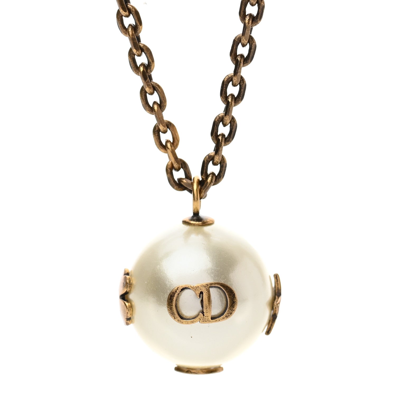 Christian Dior Tresor De Tribal Long Necklace Gold 4 of 5