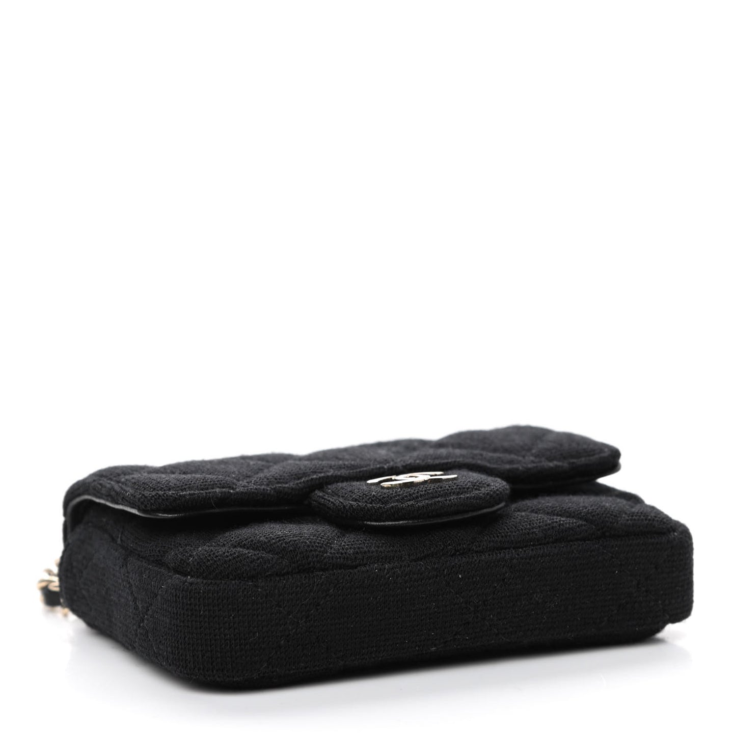 Jersey Quilted Belt Bag Black