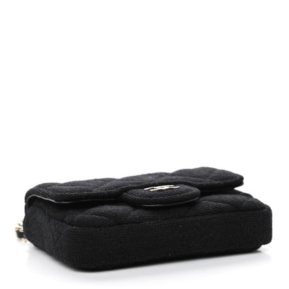 Chanel Jersey Quilted Belt Bag Black 3 of 4