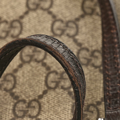Gucci GG Supreme Monogram Mini Vertical Tote Dark Brown 15 of 17