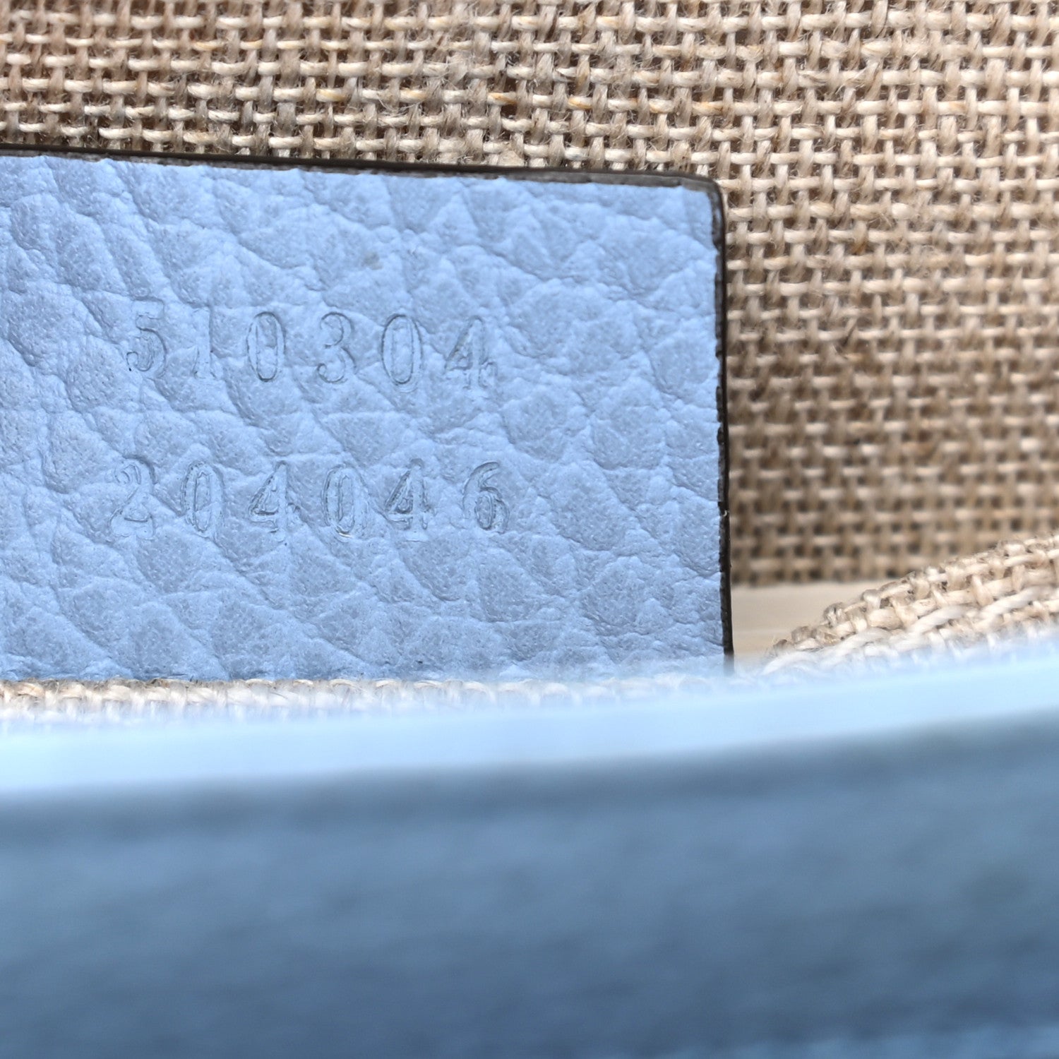 Gucci Dollar Calfskin Small Interlocking G Shoulder Bag Mineral Blue 7 of 12