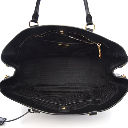 Prada Saffiano Lux Large Tote Black 5 of 17
