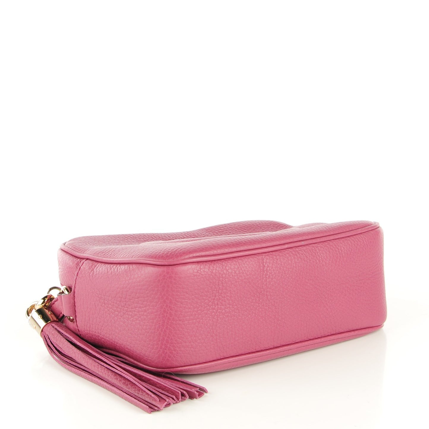 Pebbled Calfskin Small Soho Disco Bag Mauve