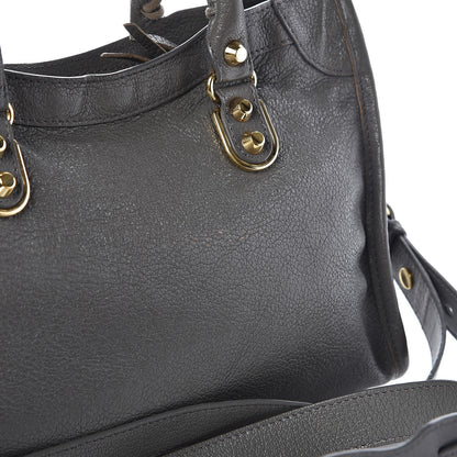 Balenciaga Chevre Gold Metallic Edge Hardware S City Gris Acier 15 of 20