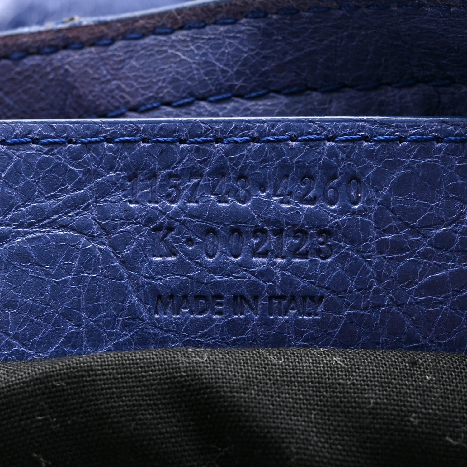 Balenciaga Agneau Classic Hardware City Bleut Bleu Glacier 7 of 10