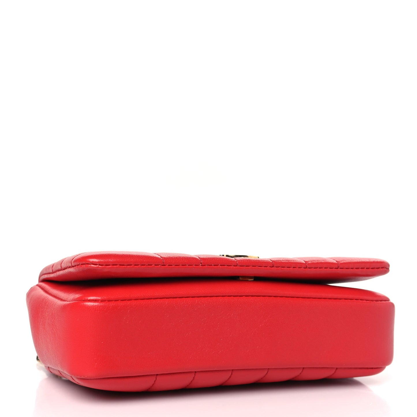 Lambskin Quilted Mini Lola Bag Bright Red