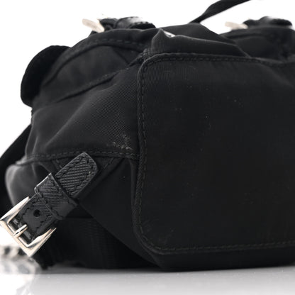 Prada Nylon Vela Mini Crossbody Backpack Black 10 of 11