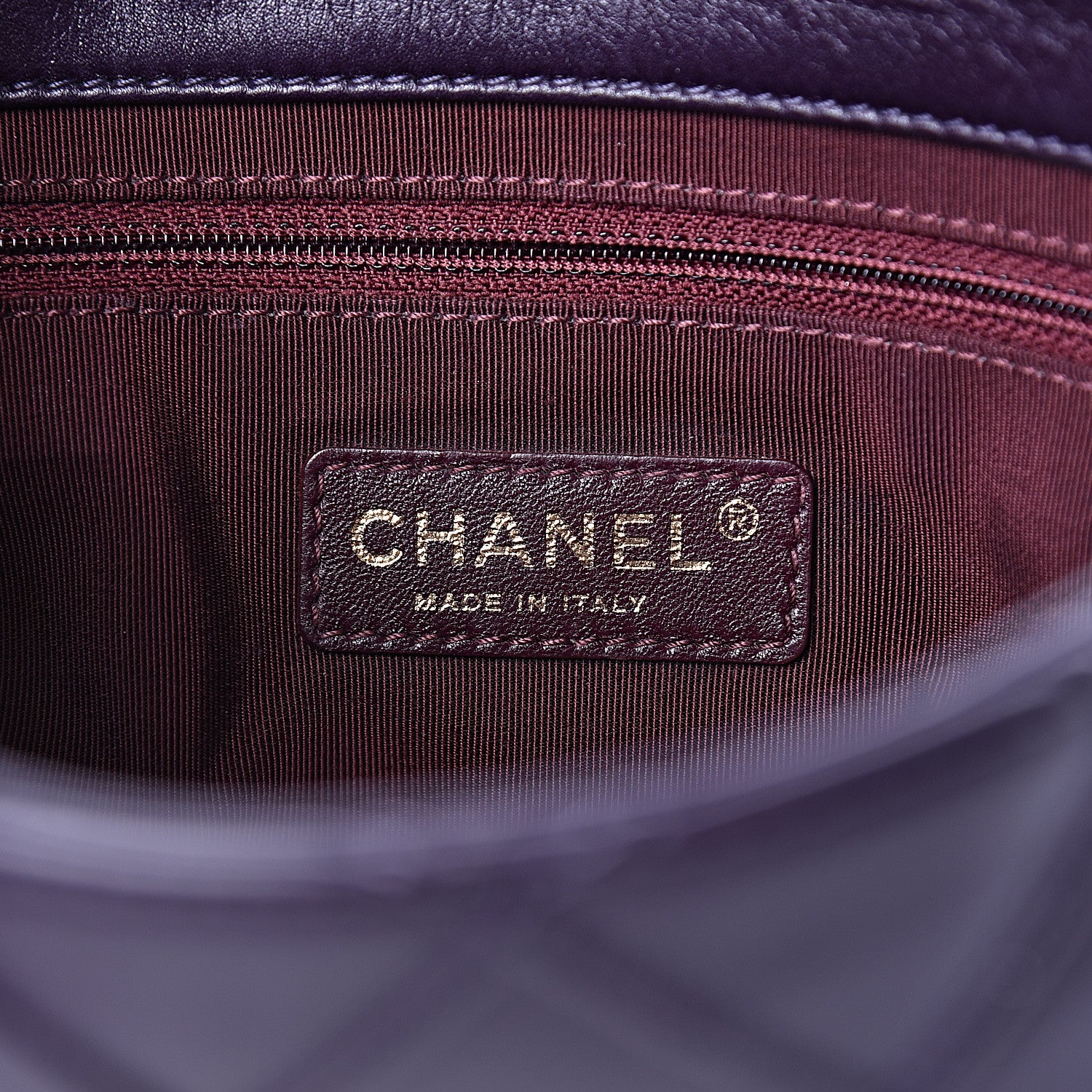 Chanel Calfskin Diamond Debossed Medium Cosmos Flap Purple 6 of 11