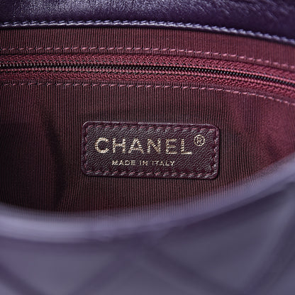 Chanel Calfskin Diamond Debossed Medium Cosmos Flap Purple 6 of 11