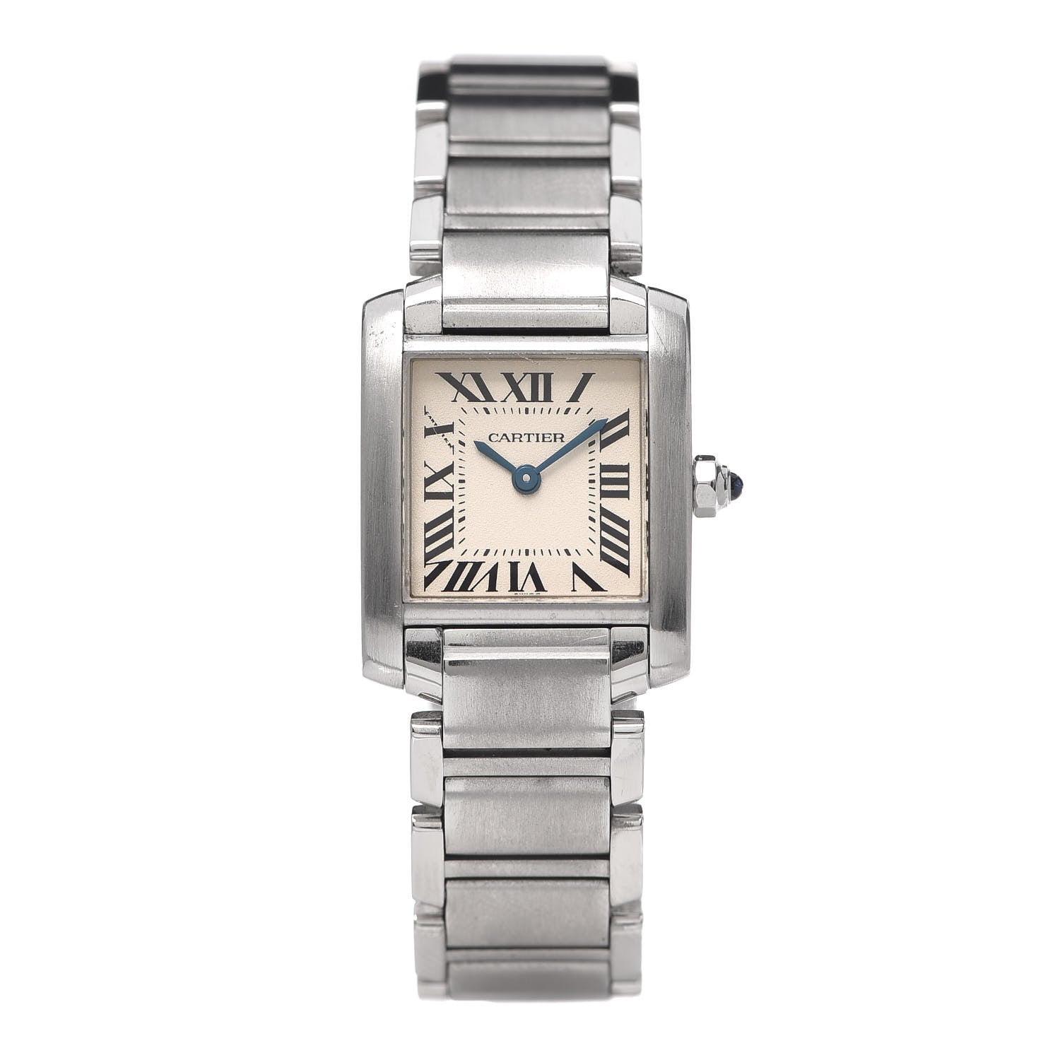 Cartier Stainless Steel 20mm Tank Francaise Quartz Watch 1 of 7