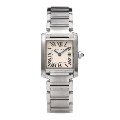 Cartier Stainless Steel 20mm Tank Francaise Quartz Watch 1 of 7