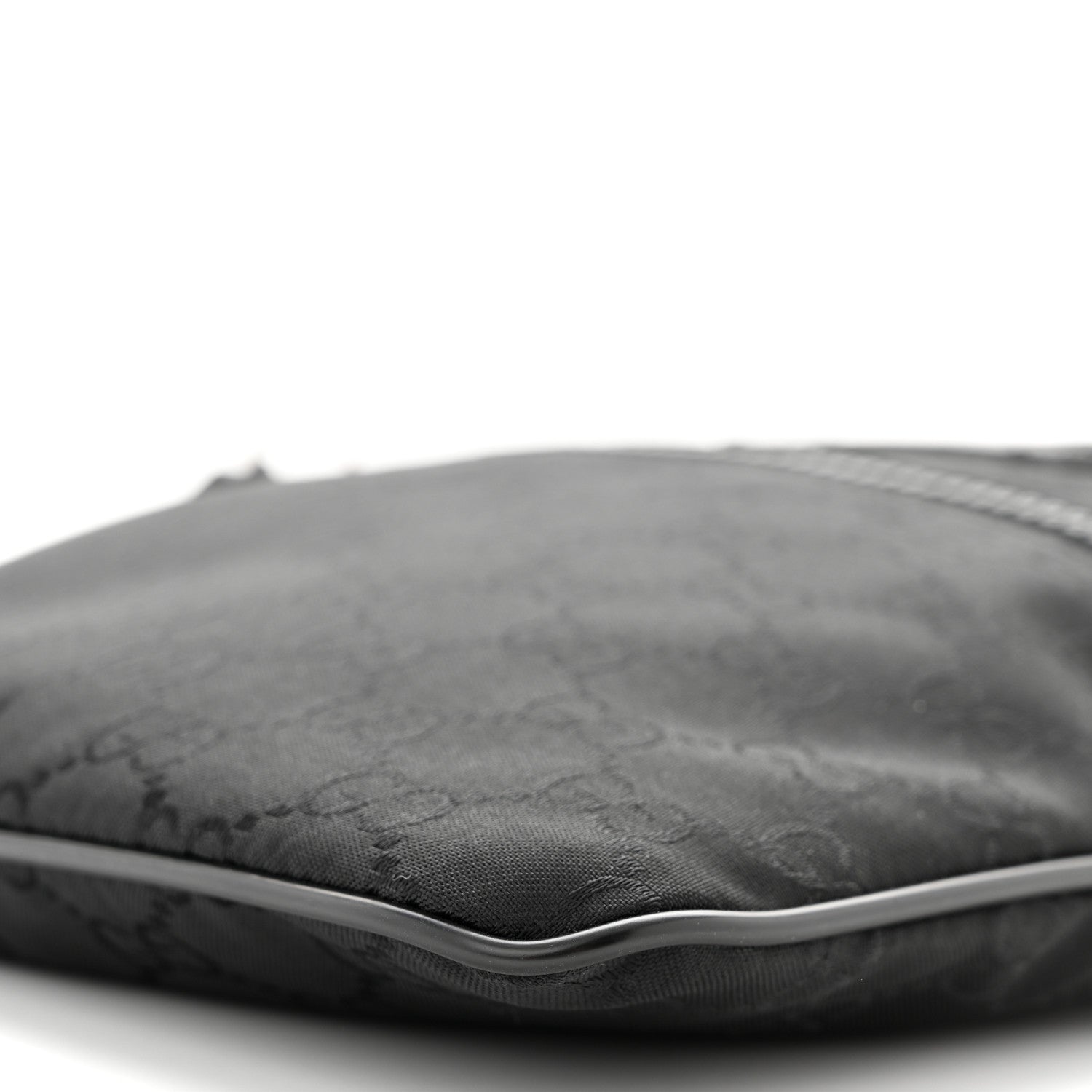 Gucci Nylon Monogram Mini Flat Messenger Bag Black 10 of 10