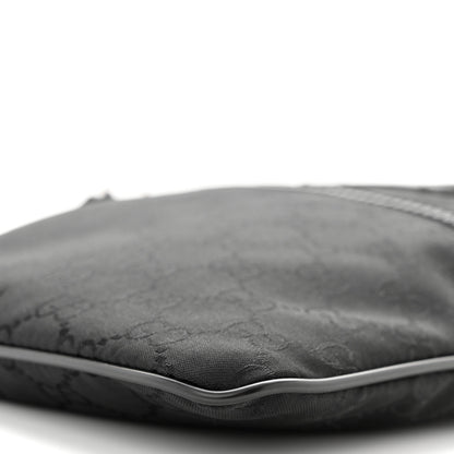 Gucci Nylon Monogram Mini Flat Messenger Bag Black 10 of 10