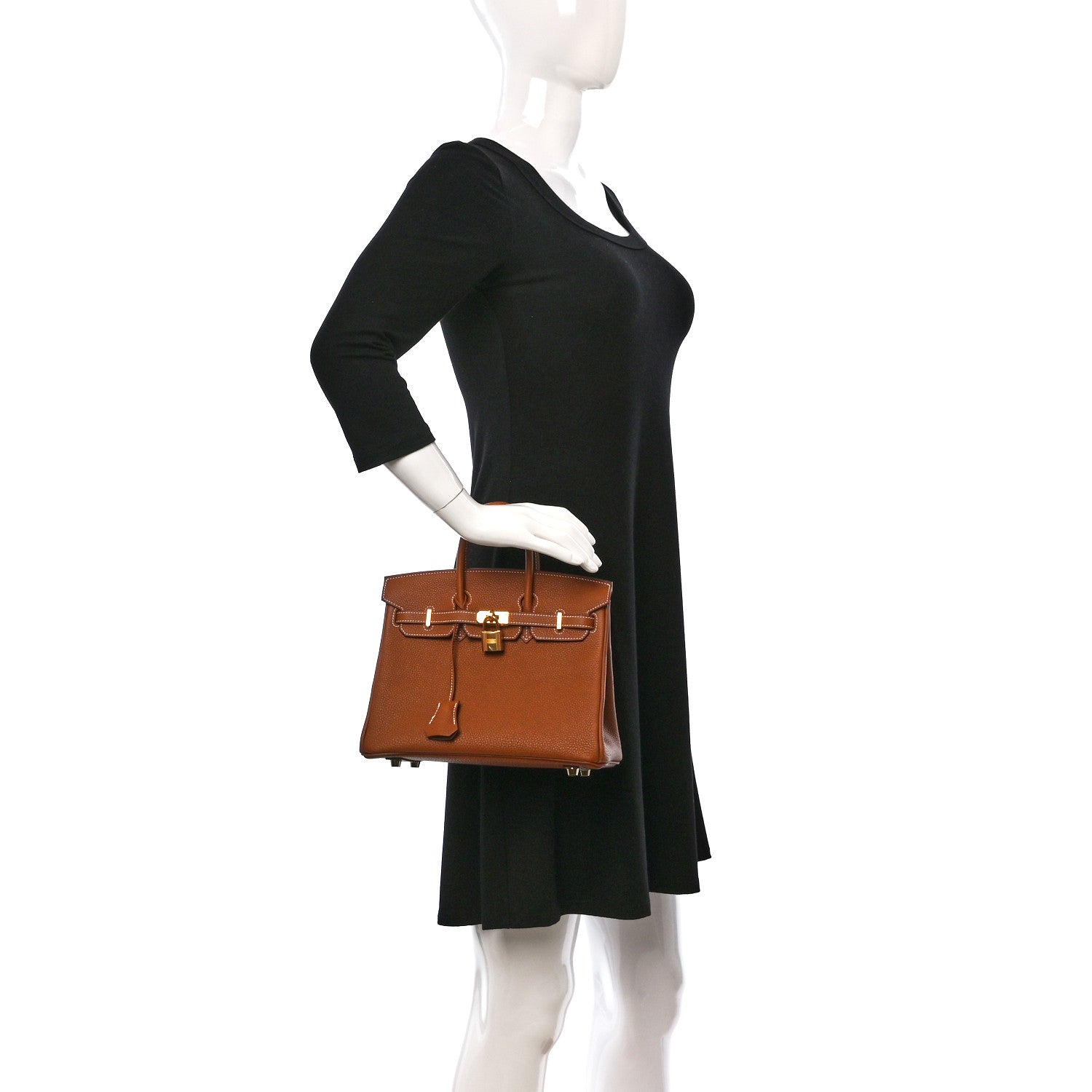 Hermes Togo Birkin 25 Gold 2 of 9