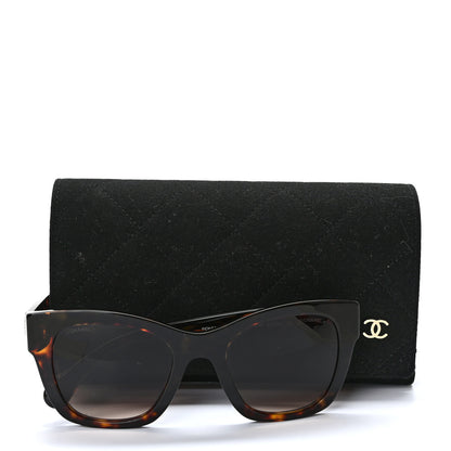 Chanel Acetate Square CC Sunglasses 5478 Tortoise 7 of 7