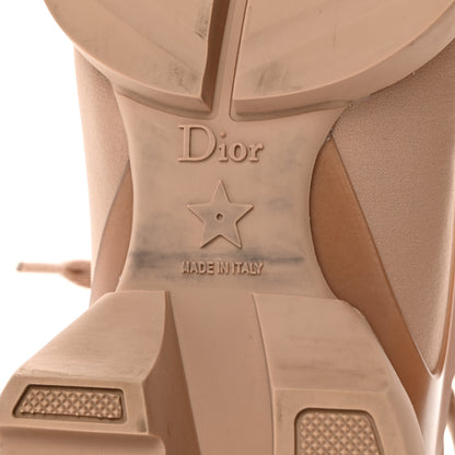 Christian Dior Neoprene Rubber Womens D-Connect Sneakers 36.5 Nude 8 of 10
