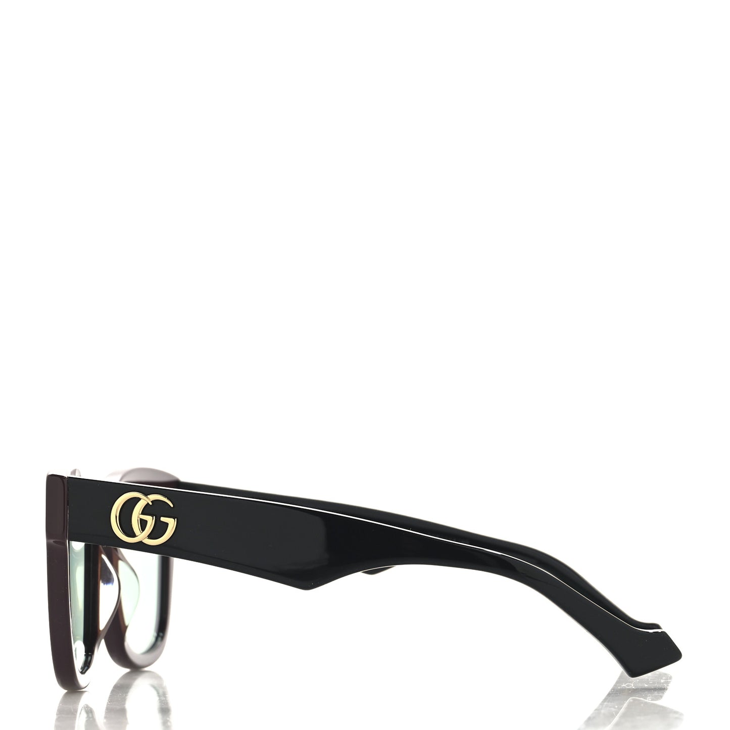 Rectangle 52mm Frame Sunglasses GG0998S Burgundy