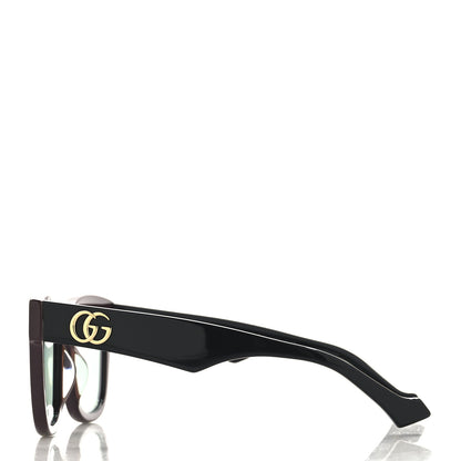 Gucci Rectangle 52mm Frame Sunglasses GG0998S Burgundy 3 of 6