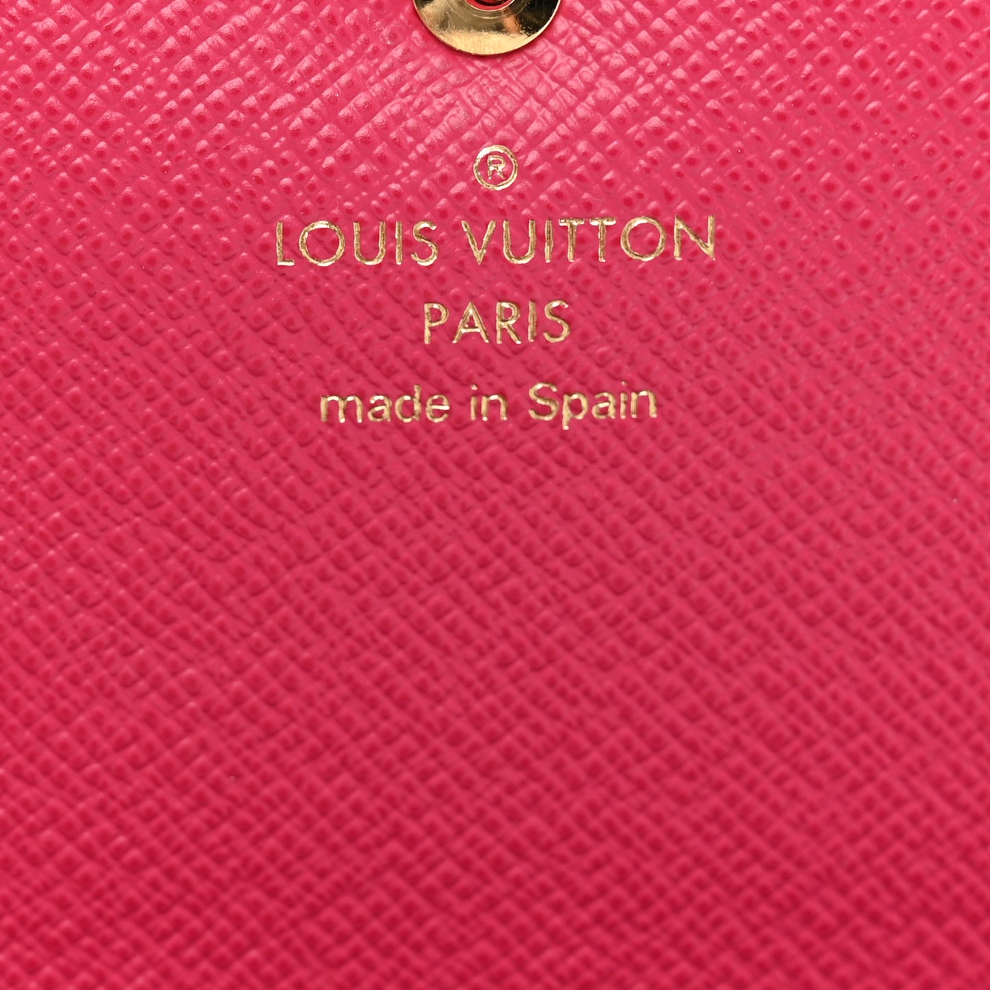 Monogram Bloom Flower Emilie Wallet Fuchsia