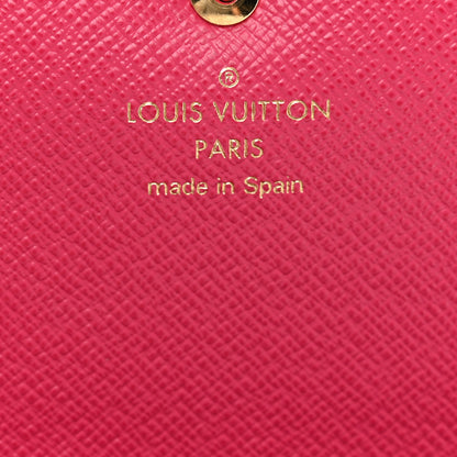 Louis Vuitton Monogram Bloom Flower Emilie Wallet Fuchsia 6 of 6