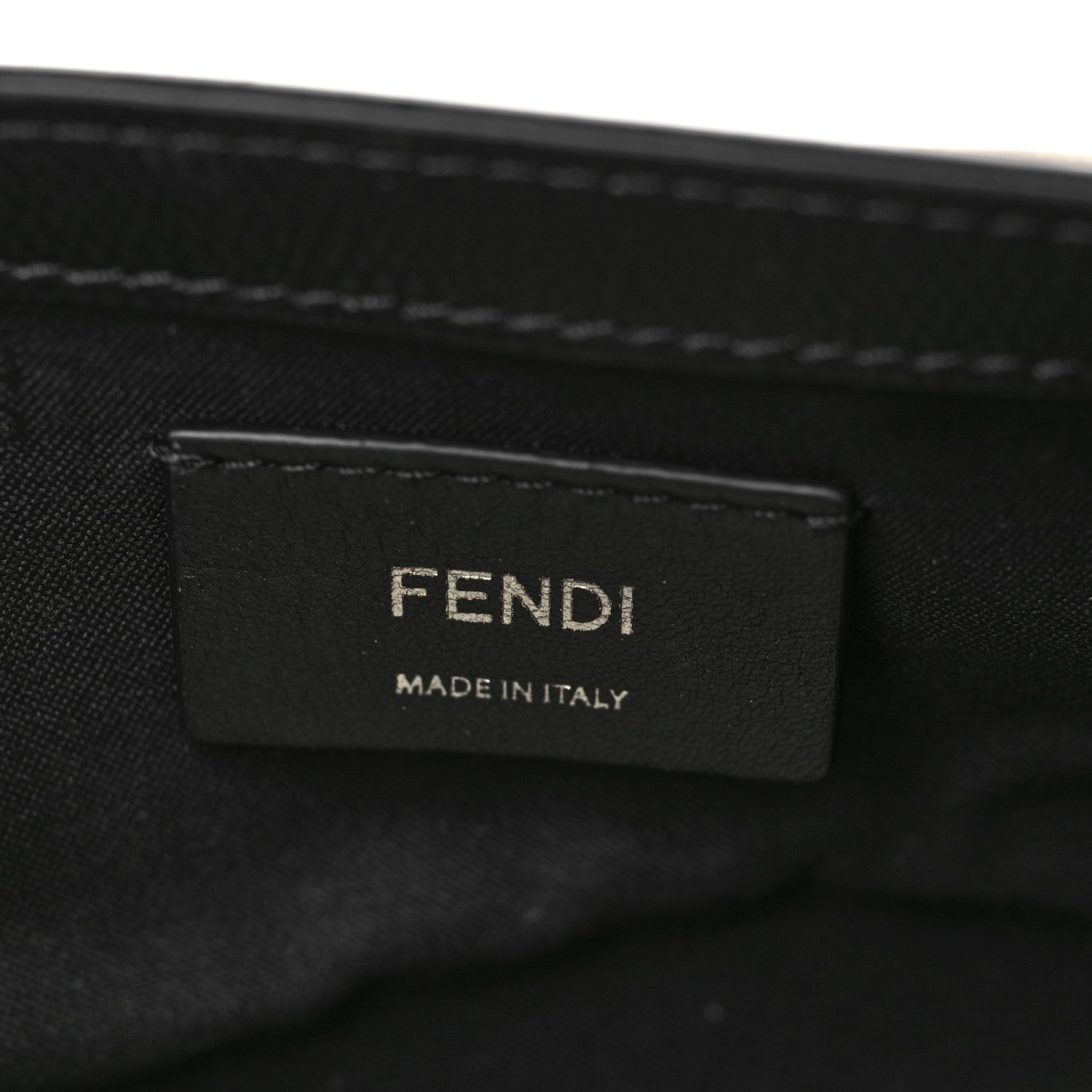 Fendi Vitello Cruise F is Fendi Wallet on Chain Black 6 of 7