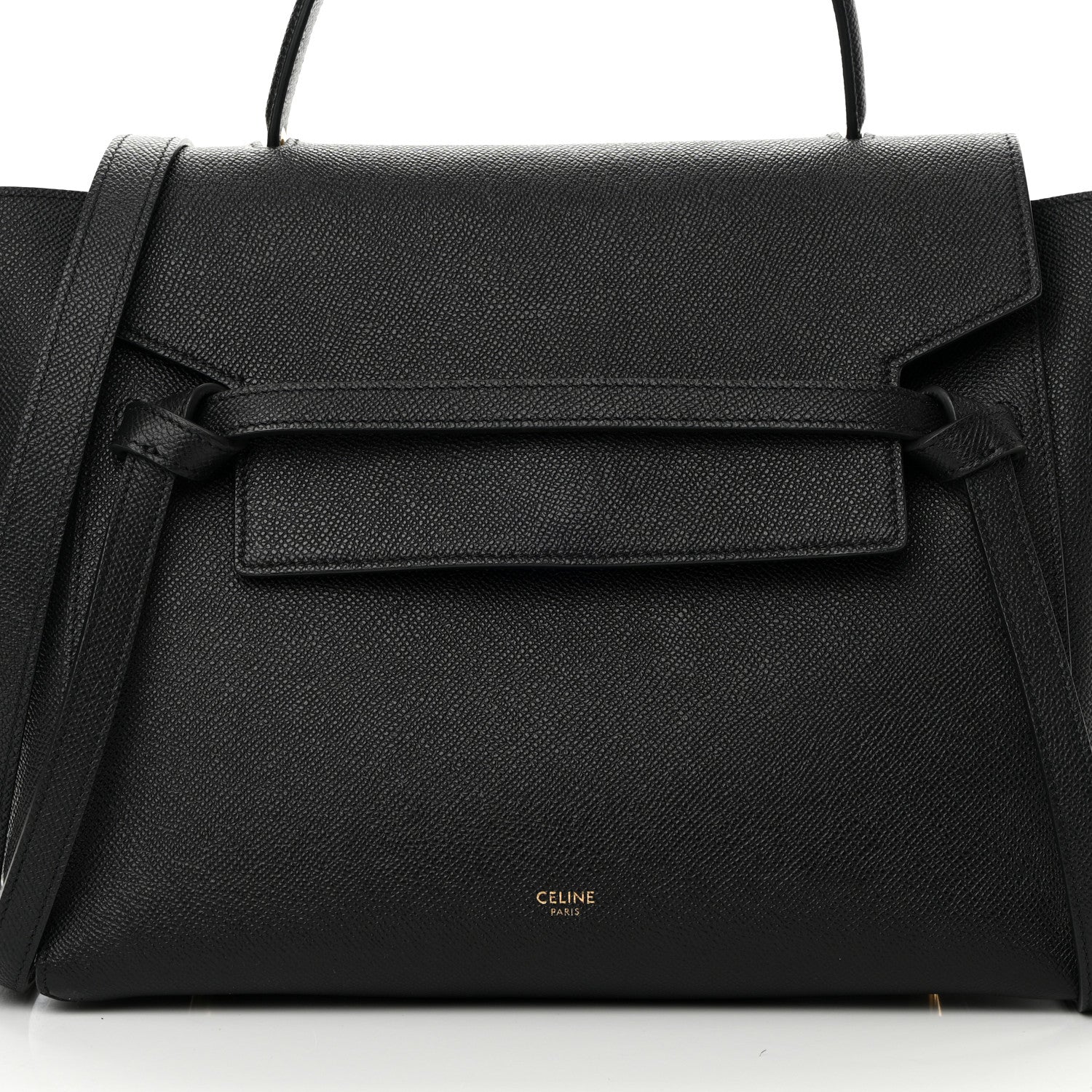 Celine Grained Calfskin Mini Belt Bag Black 9 of 15