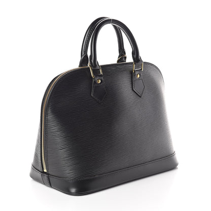 Louis Vuitton Epi Alma PM Black 3 of 9